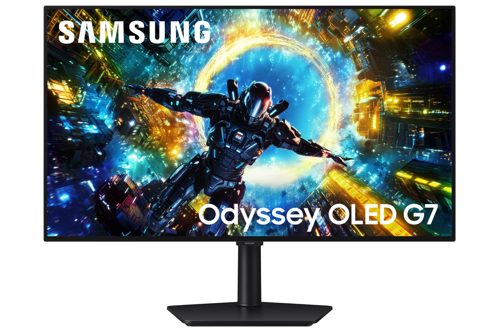 Fotografija proizvoda: Monitor SAMSUNG LS32HG730SUXEN 32"/OLED/3840x2160/4K 165Hz FHD 330Hz/0.03ms/HDMI,DP/G-sync/pivot/crn
