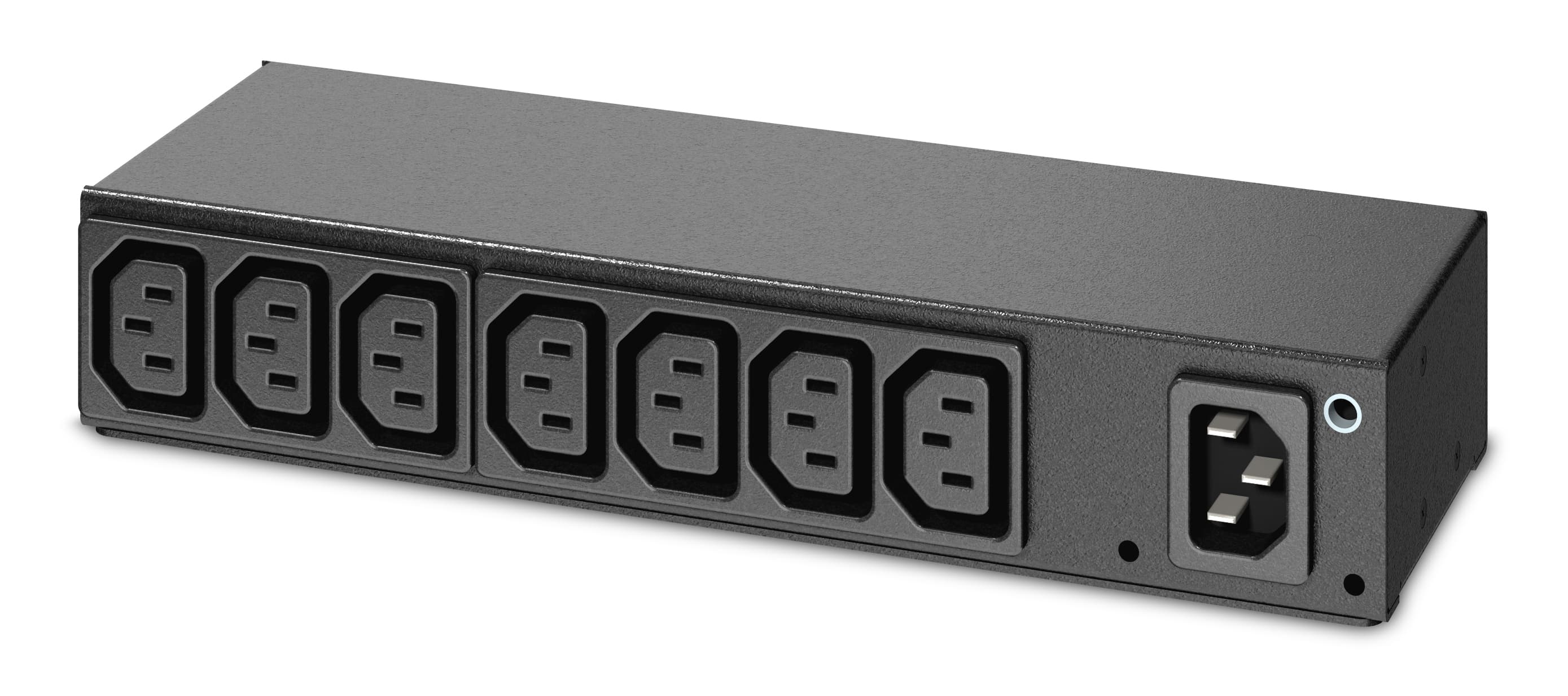 Fotografija proizvoda: PDU APC, RACK-PDU, BASIC, 0U/1U, 120-240V/15A, 220-240V/10A, (8) C13, horizontal