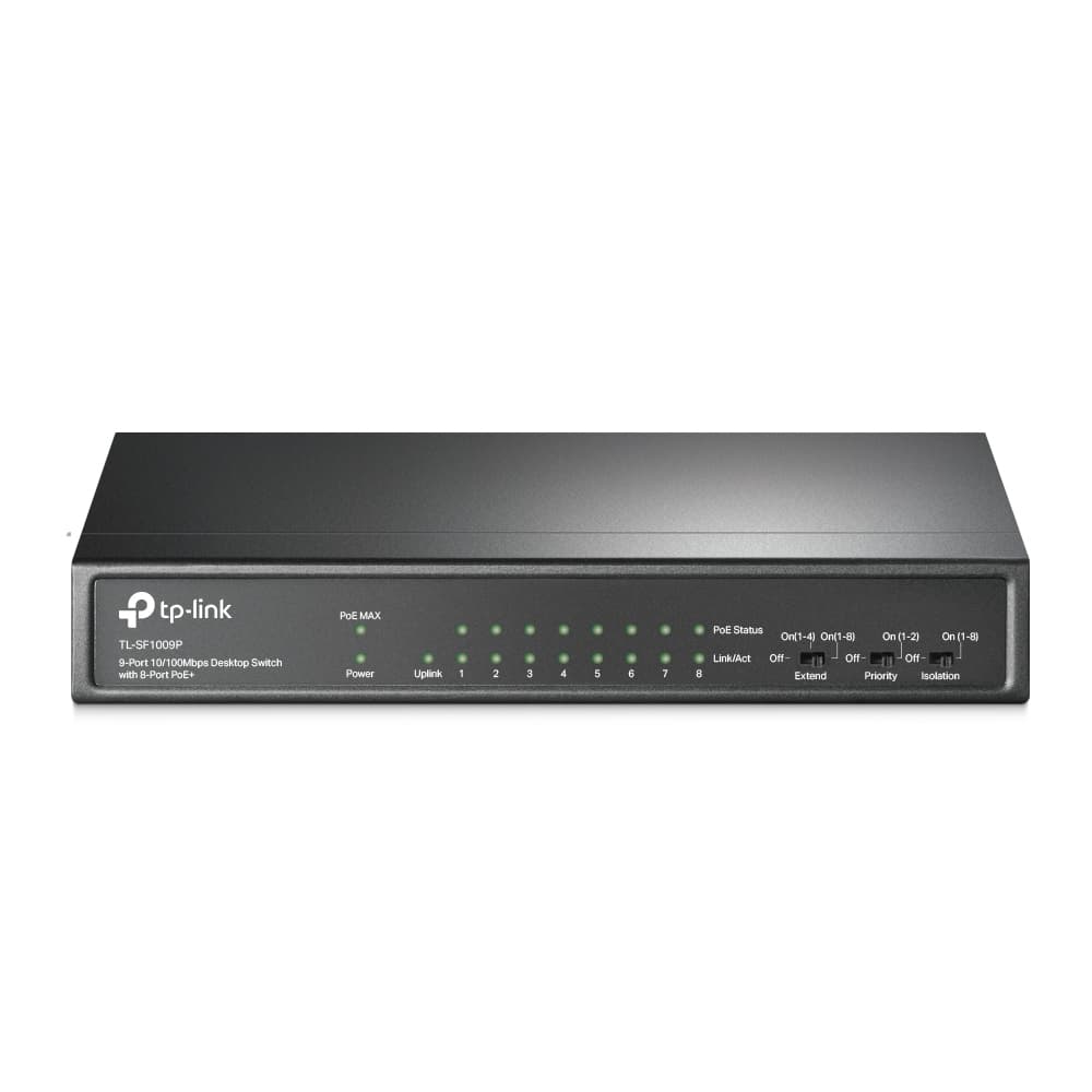 Fotografija proizvoda: SF1009P desktop PoE switch 9 porta