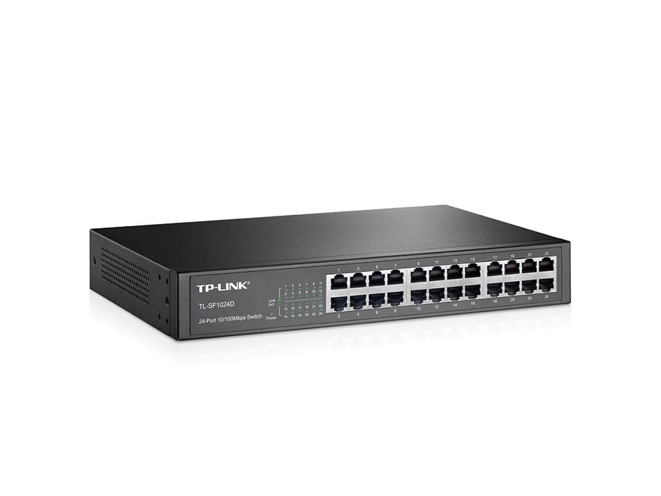 Fotografija proizvoda: Switch TP-LINK TL-SF1024D 24x RJ45/10/100Mbps/Rackmount metalno kuciste