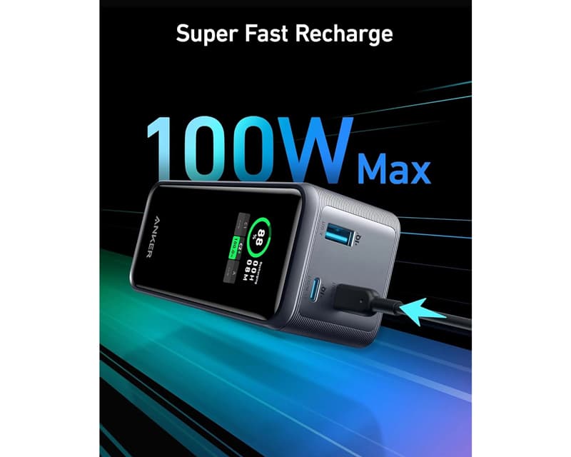 Fotografija proizvoda: Prime 20000mAh, 200W, Power Bank za laptop crni