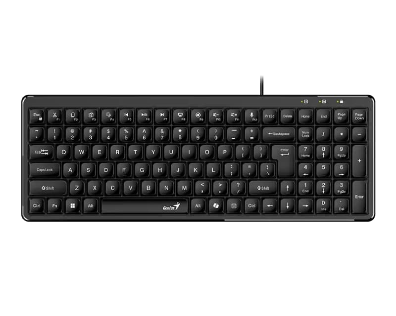 Fotografija proizvoda: LuxeMate 120 USB US slim crna tastatura