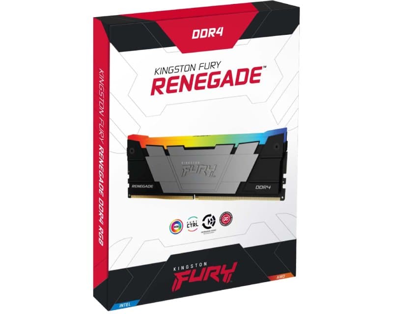 Fotografija proizvoda: DIMM DDR4 16GB 3600MT/s KF436C16RB12A/16 Fury Renegade RGB Black