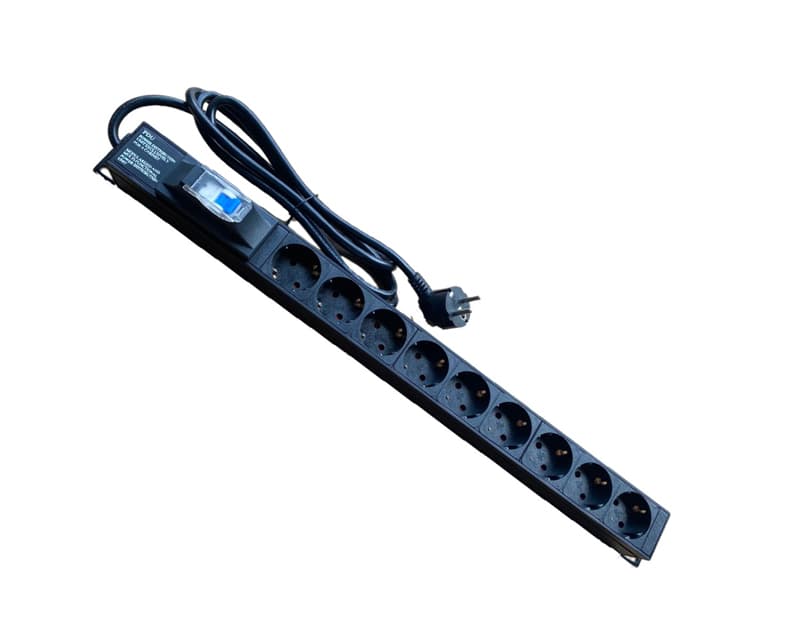 Fotografija proizvoda: Produžni kabl PDU/9-Way (1P 16A), 2m, sa osiguračem
