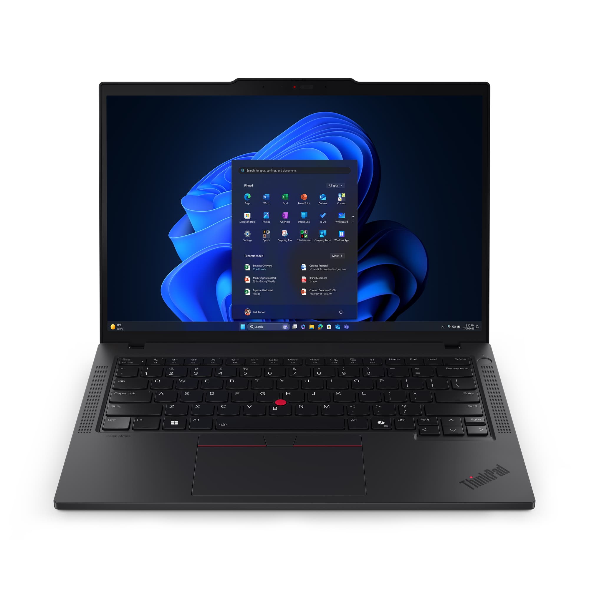 Fotografija proizvoda: Laptop LENOVO ThinkPad T14 G6 W11Pro/14" WUXGA/U7-258V/32GB/512GB/bklt eng/Crna